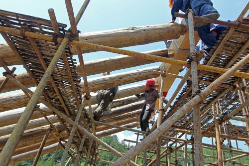 泰順文興橋修復工程進入搭建橋架階段 預計11月底全面完成-浙江新聞-浙江在線